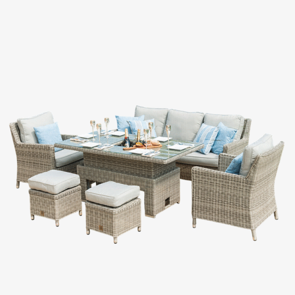 Oxford Sofa Rattan Dining Set