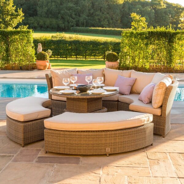 Winchester Rattan Lifestyle Suite with Rising Table